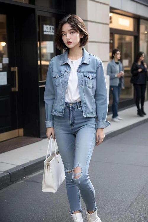 牛仔外套配什么包