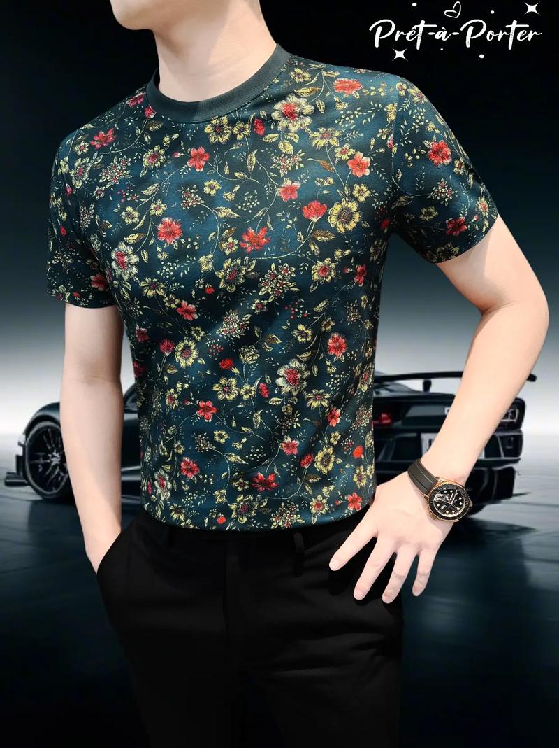 花t恤配什么裤子