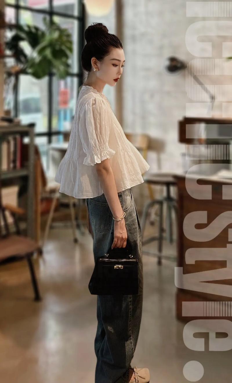 上衣太宽松怎么搭配