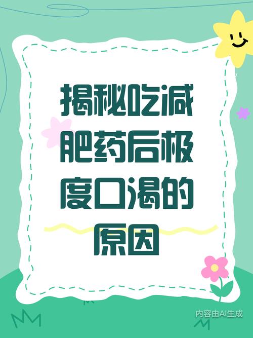 为什么吃减肥药喝水越多越好