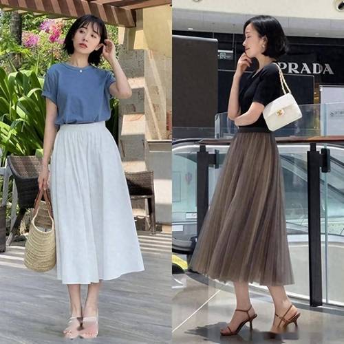 土色短裙怎么搭配