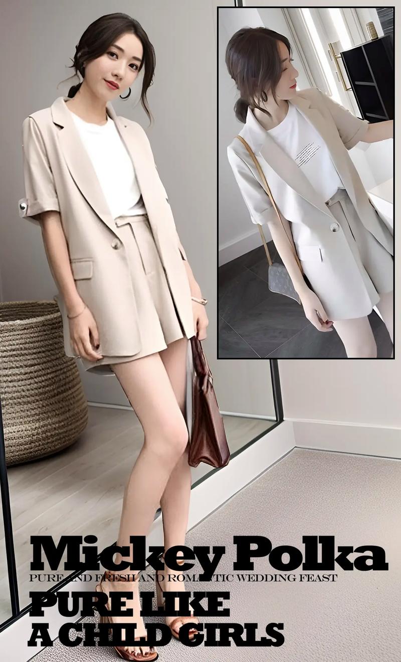 西装短裤搭配什么上衣