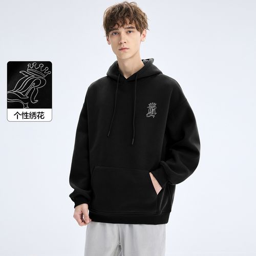 套头帽衫怎么搭配男