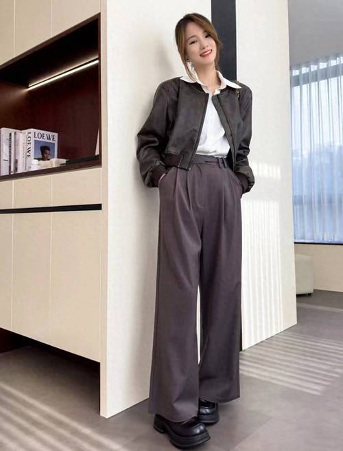 什么鞋搭配阔腿裤好看