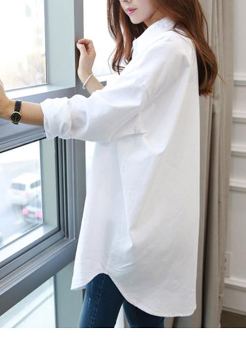 长款衬衫配什么裤子