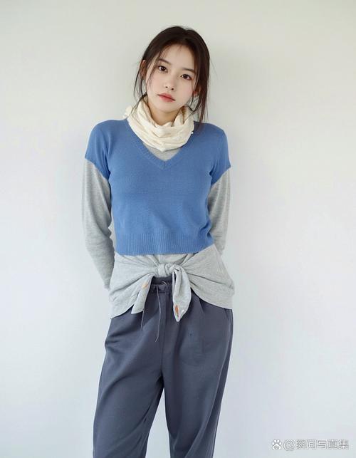 雪青色纱衣怎么搭配