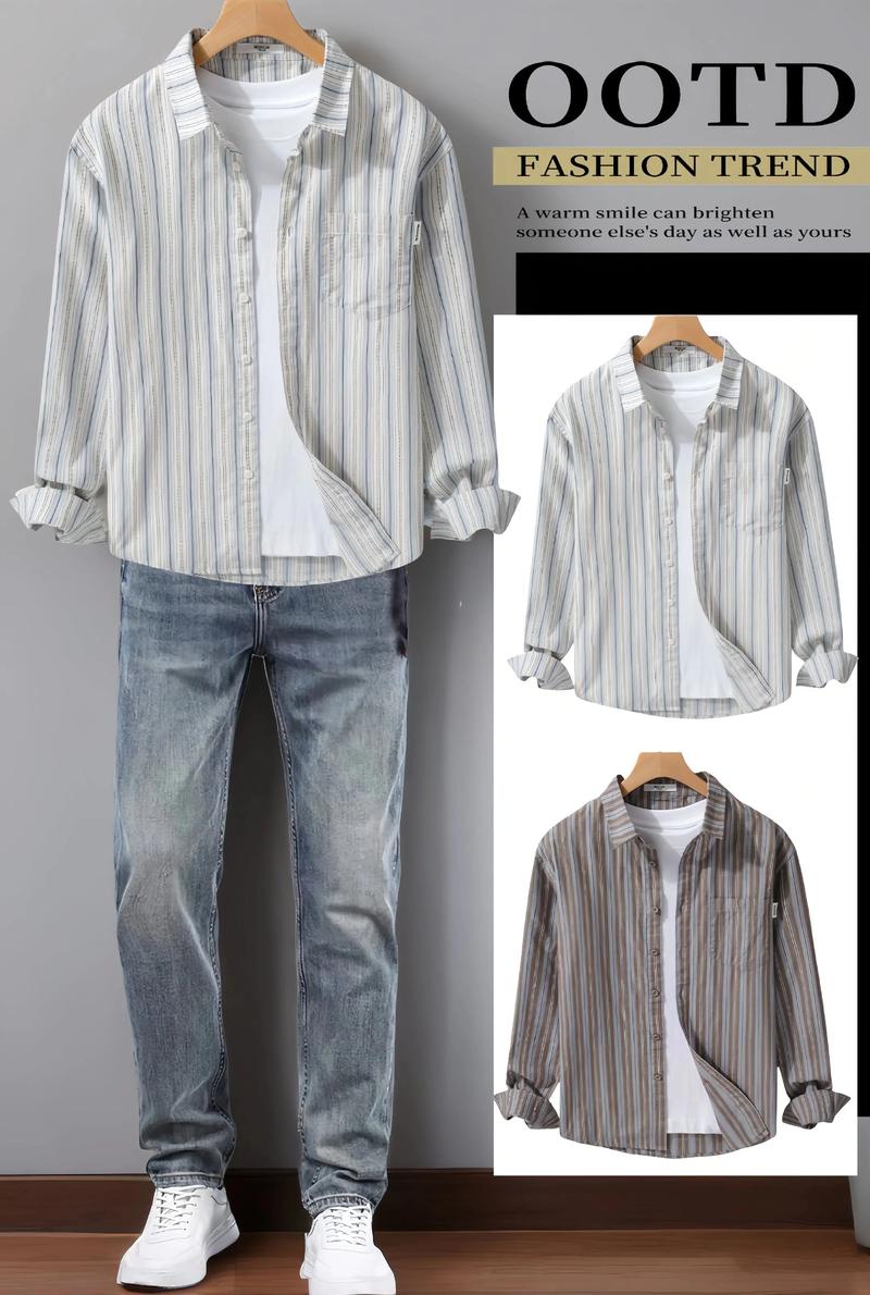 衬衫怎么搭配男