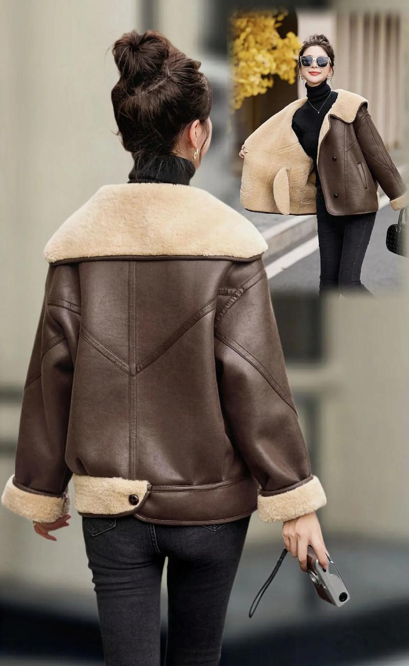 卡其色皮草怎么搭配