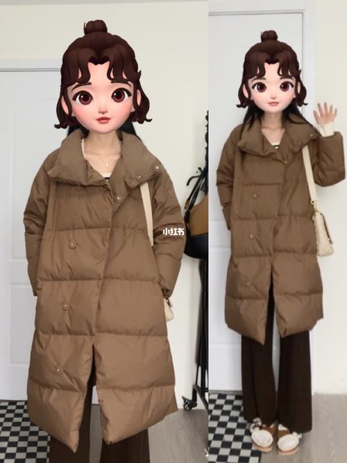 棕色羽绒服怎么搭配