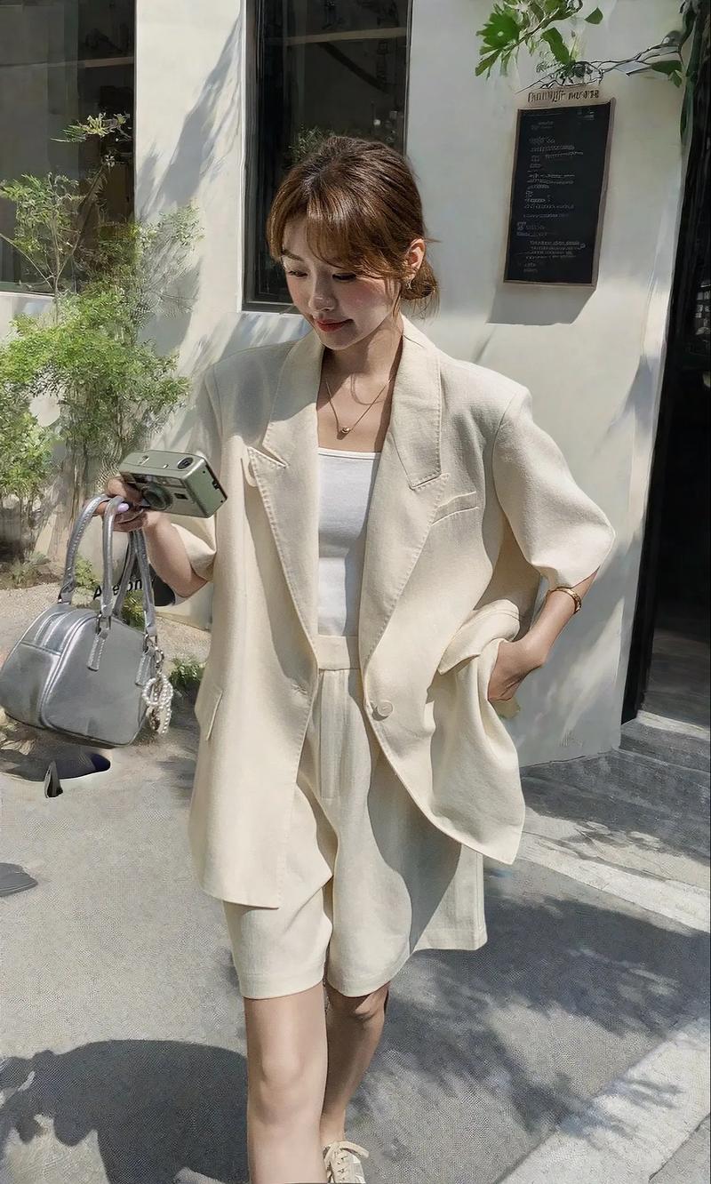 阔腿短裤怎么搭配外套