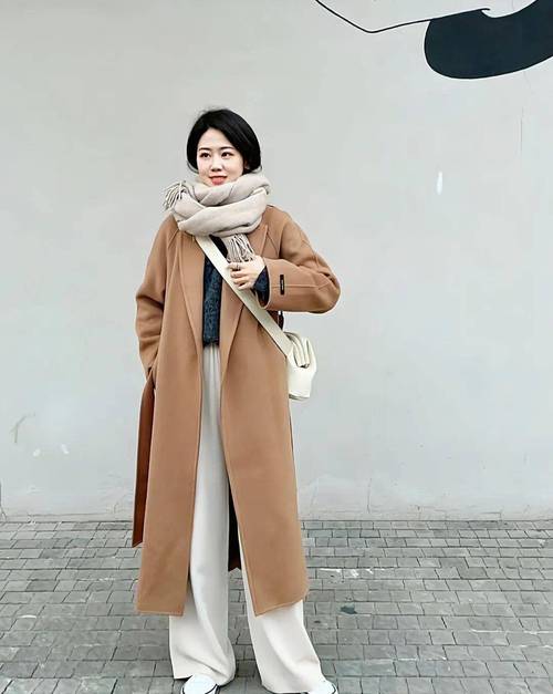 超厚围巾怎么搭配图片