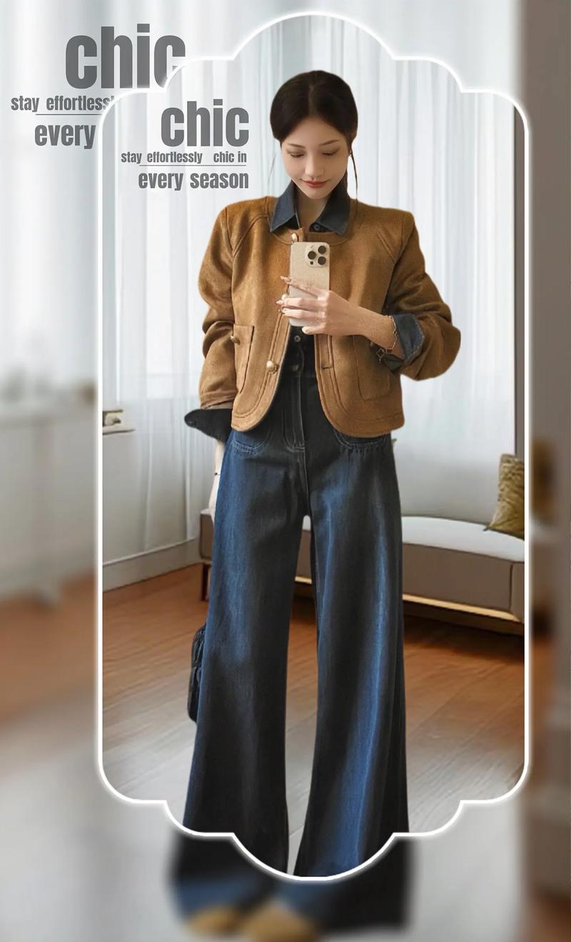 牛仔衬衫秋冬怎么搭配