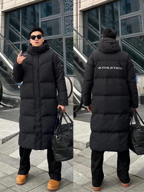 男加绒中长外套怎么搭配鞋子图片