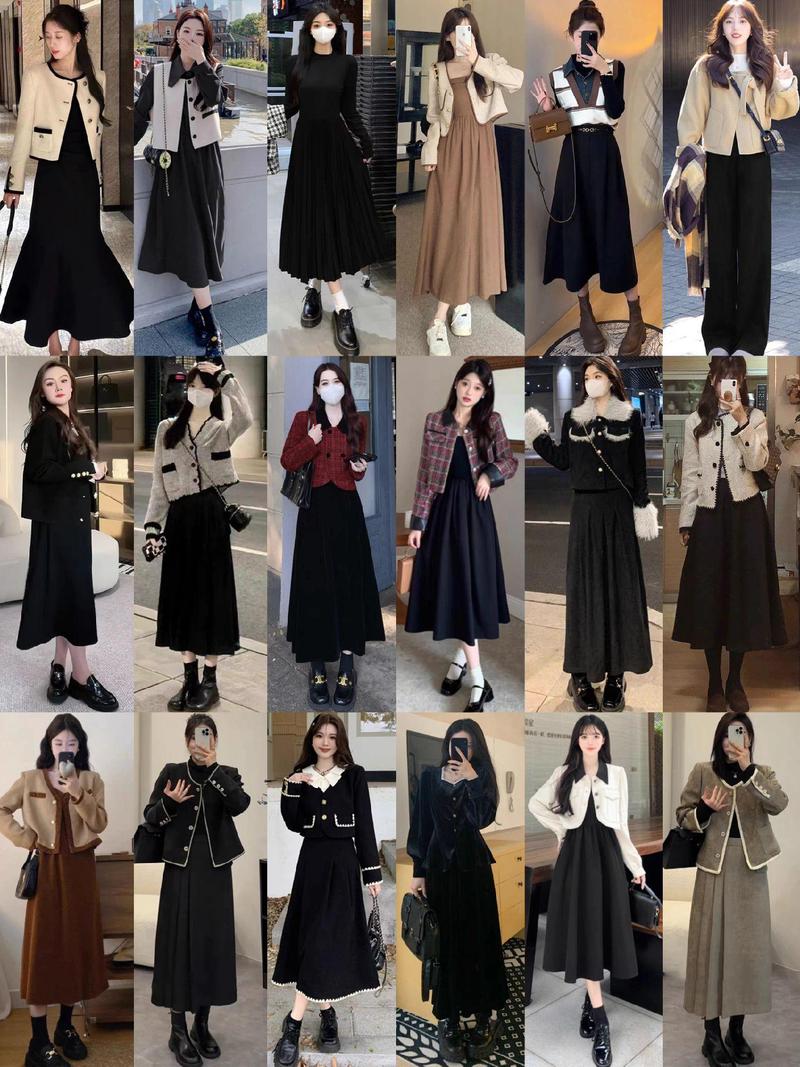 冬天长裙怎么搭配鞋