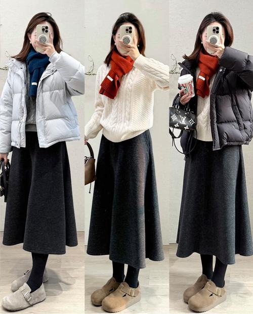 冬天长裙怎么搭配鞋