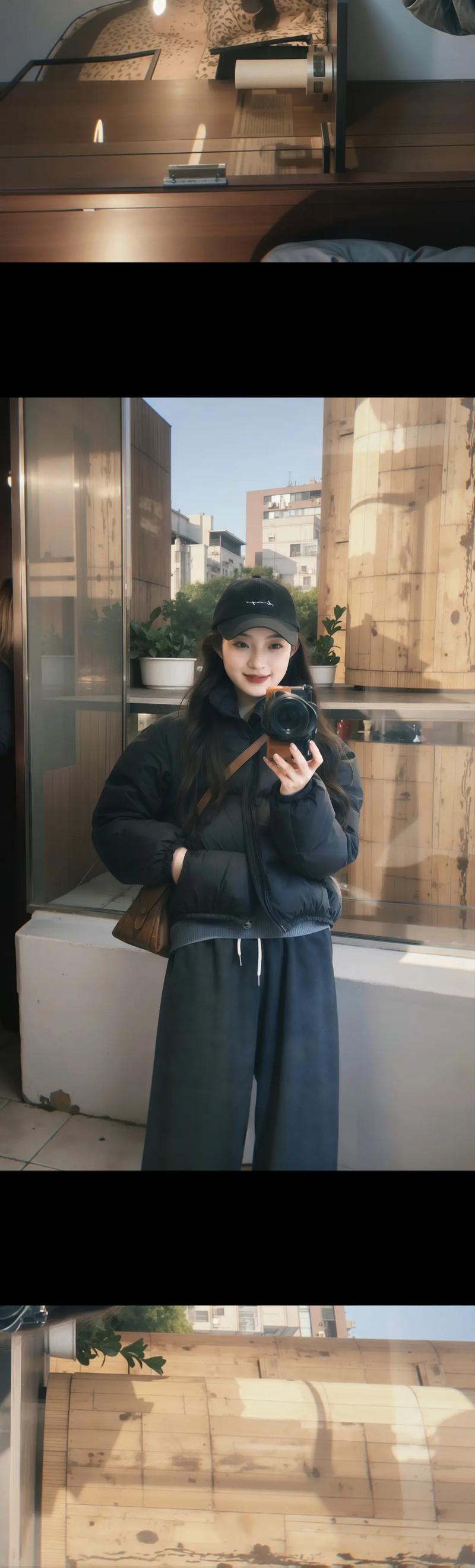 宽松棉服怎么搭配什么裤子