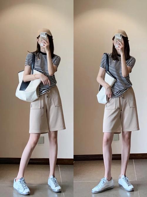 驼色短裤冬天怎么搭配