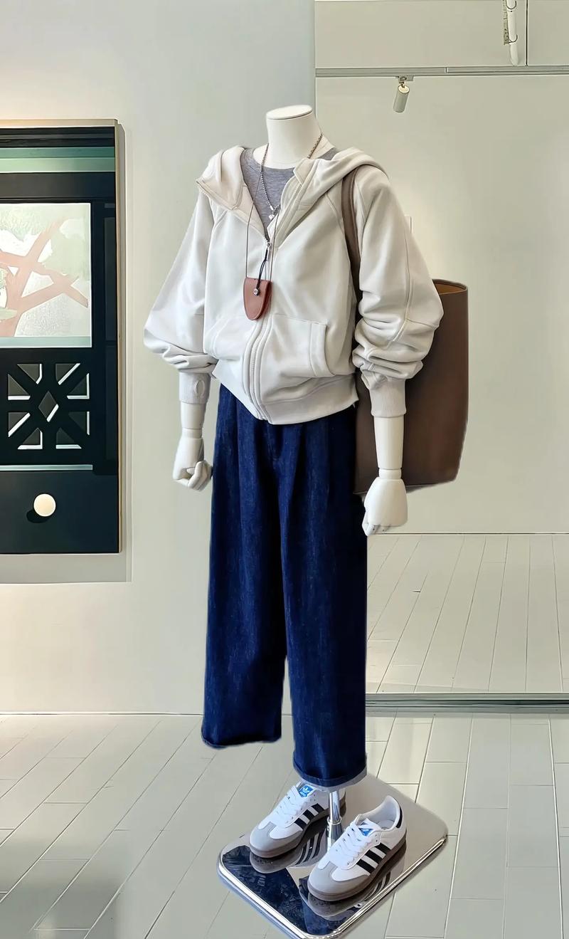 米白上衣怎么搭配图片大全