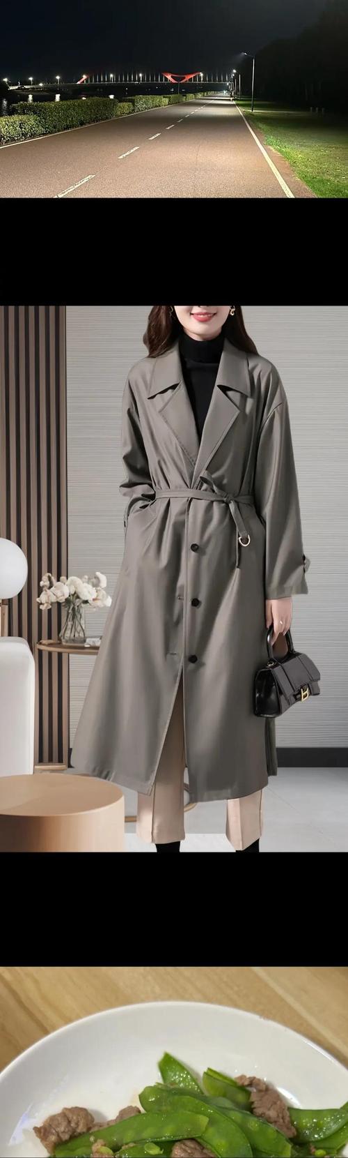 灰色的大衣和绿色的大衣怎么搭配