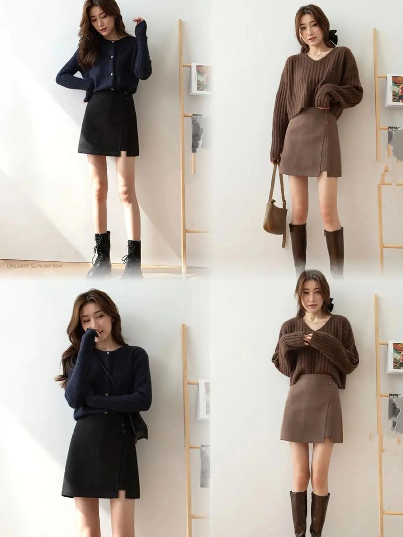 有毛毛的短靴怎么搭配