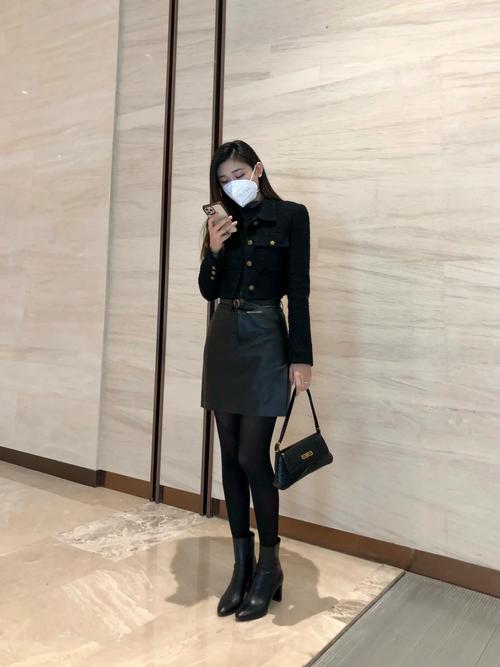 短靴高跟鞋怎么搭配图片