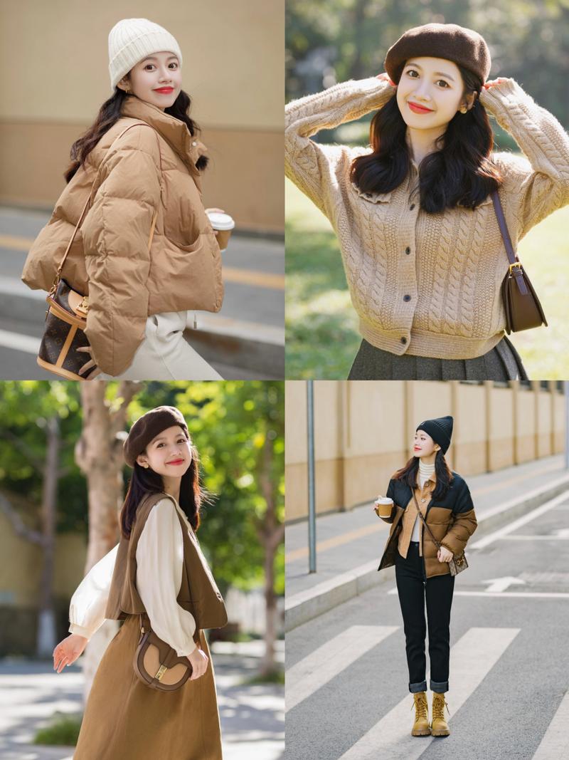 冬天长毛衣怎么搭配图片