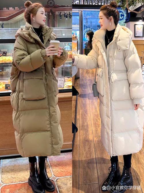 穿中长款羽绒服怎么搭配好看图片