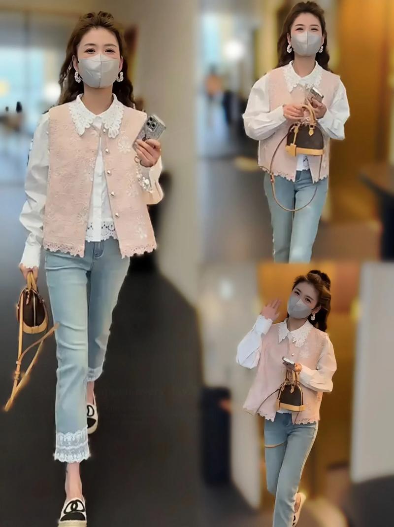 马甲怎么搭配牛仔裤