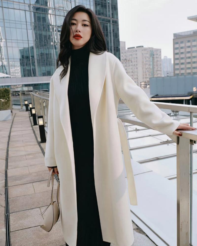 高领毛衣怎么搭配项链