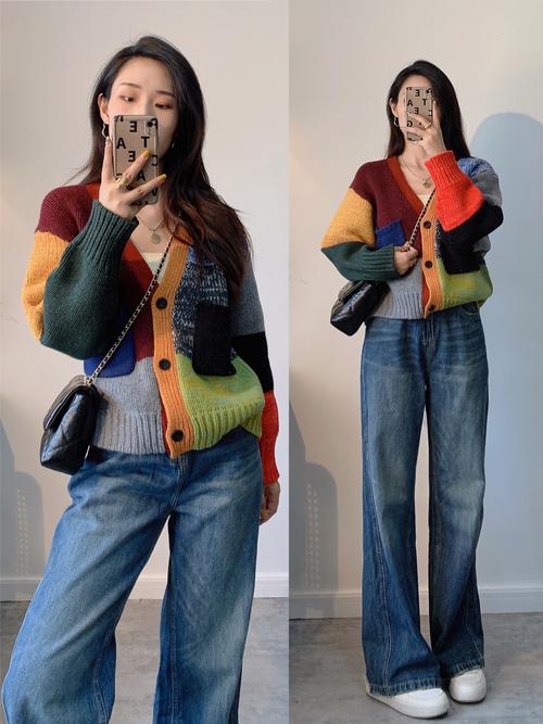 针织外套怎么搭配图