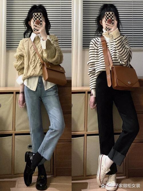 针织外套怎么搭配图