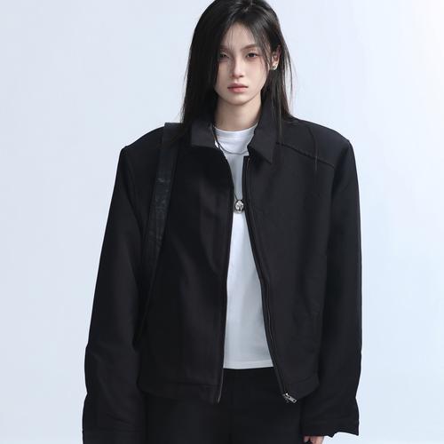 超短夹克怎么搭配图片