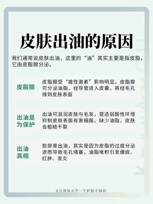 脸上为什么有油