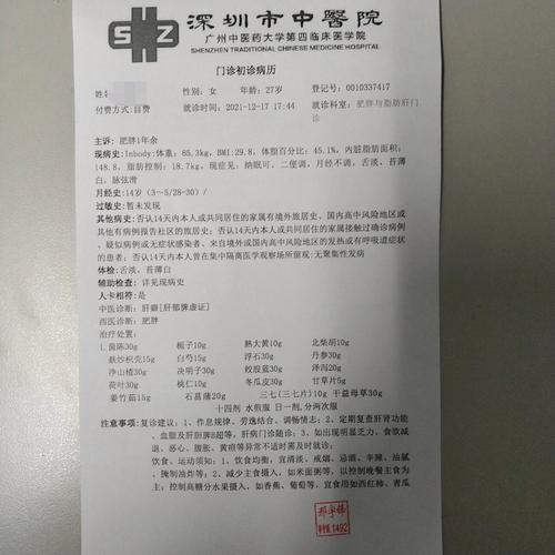 有什么减肥的中药处方