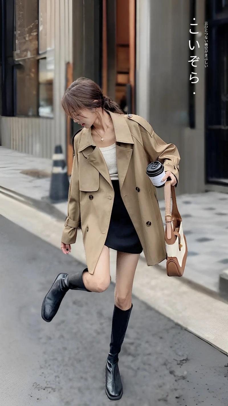 穿短风衣怎么搭配鞋子好看吗