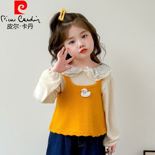 橙色毛衣马甲怎么搭配图片欣赏