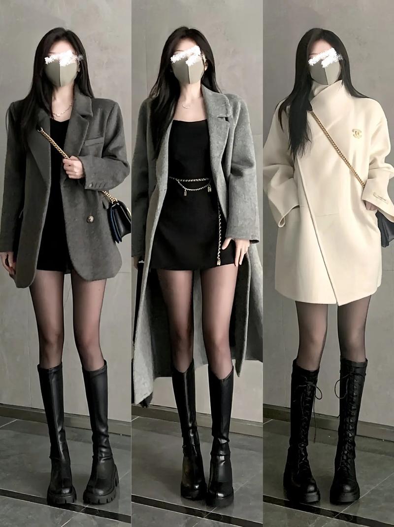 长筒裤袜怎么搭配衣服好看吗