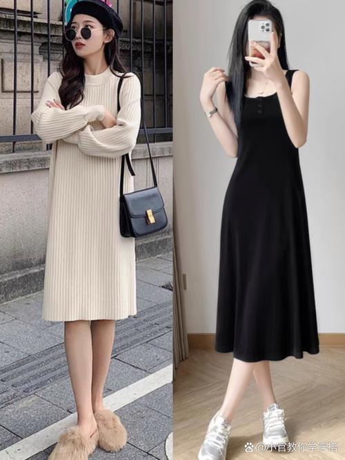 长款宽松长裙怎么搭配什么外套