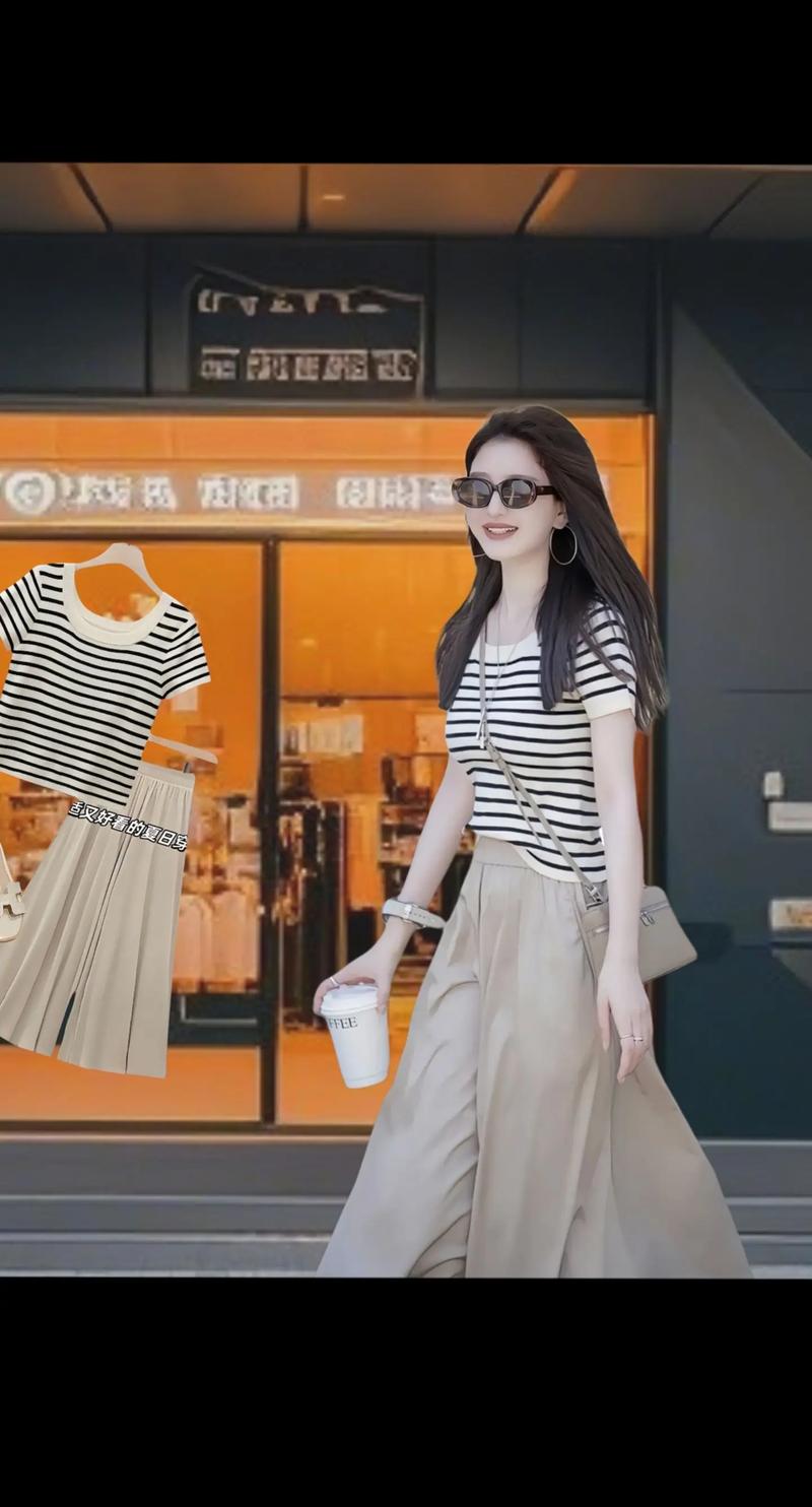 长款t恤裙怎么搭配裤子