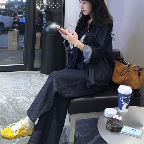 长衬衫加牛仔外套怎么搭配图片女