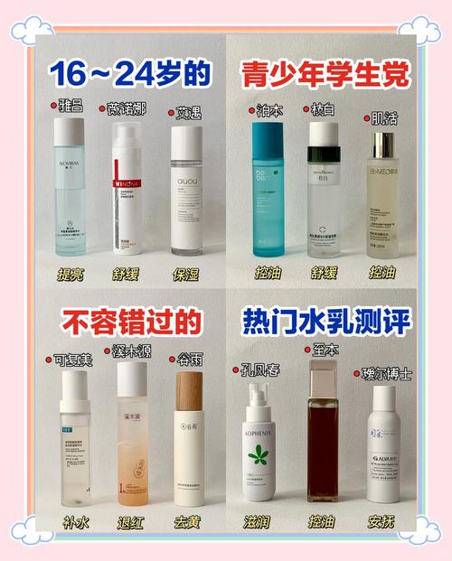 17岁女生适合用什么护肤品