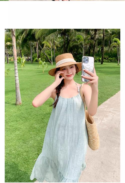 薄荷绿的裙子怎么搭配图片