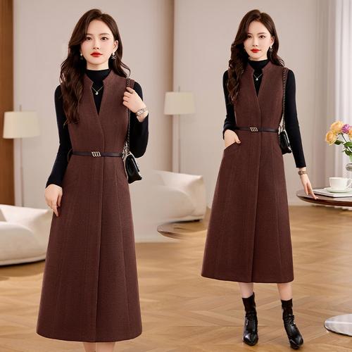 背心冬连衣裙怎么搭配外套