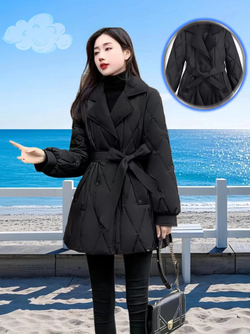 长款棉袄配什么裤子