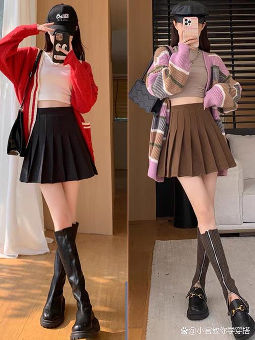 半身短裙怎么搭配上衣图片欣赏