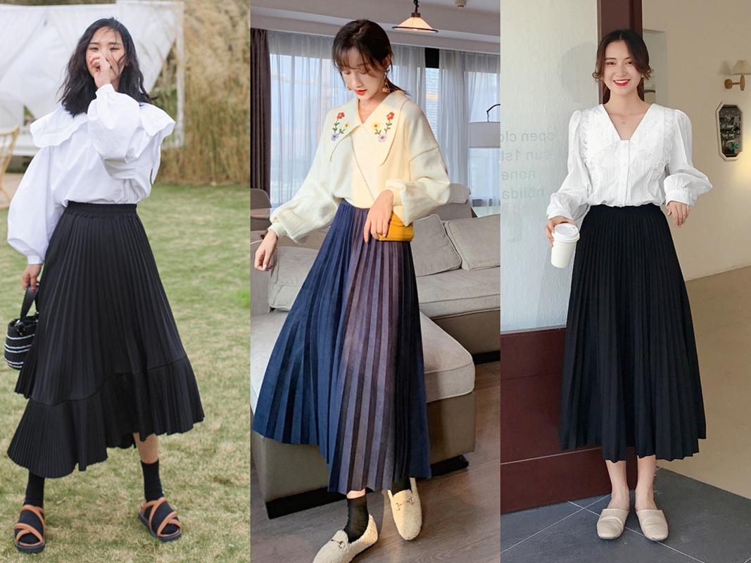 百褶冬裙怎么搭配什么外套