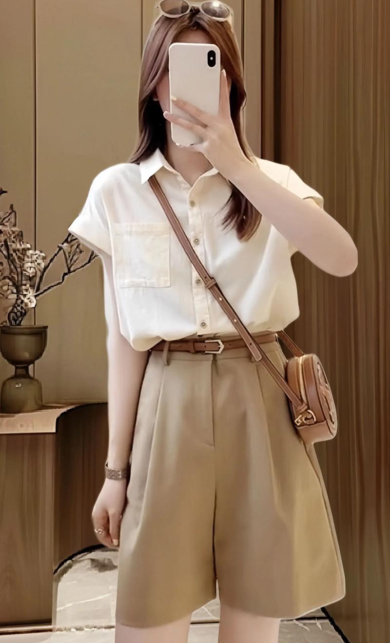 a字型衬衫怎么搭配图片