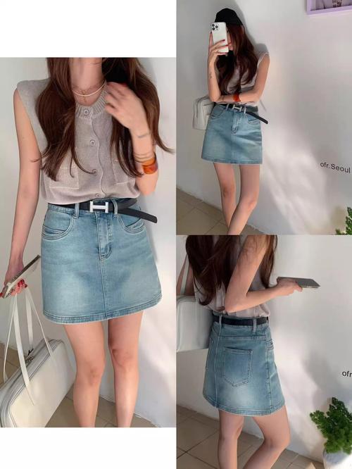 a字型半身裙该怎么搭配图片