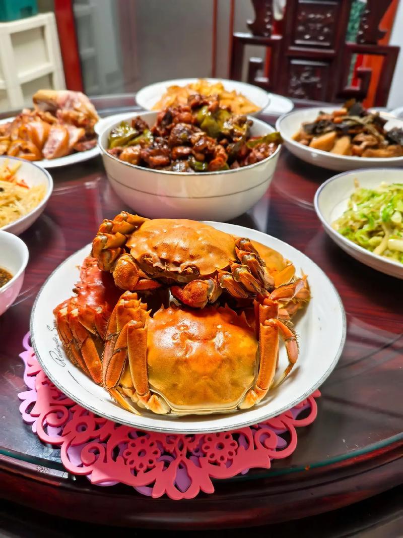 螃蟹配什么菜吃