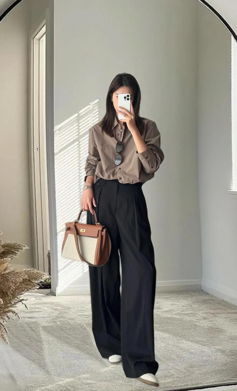 时尚衬衣怎么搭配图片欣赏